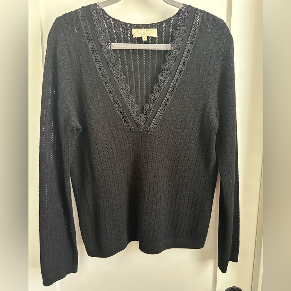 Sezane Abigael Jumper Black - Size M
